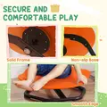 AIYAPLAY Planet-Shaped-kids Swivel Chair, Sensory Spinning Chair for Balance, Coordination Training, Orange - 6
