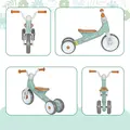 AIYAPLAY Toddler Balance Bike with No Pedal, 3 Silence Wheels for 12-36 Months Boys and Girls, Indoor Outdoor, Green - 9