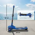 AIYAPLAY Three-Wheel Foldable Electric Scooter for Kids Aged 6-10 Years, Blue - 3