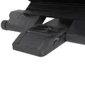 HOMCOM 0-30° Three-Height Under-Desk Support Footrest - Black - 8