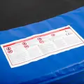 HOMCOM 12ft Trampoline Pad Φ366cm Trampoline Accessories Surround Pad Thick Foam Pads Padding Replacement Spare- Blue - 8