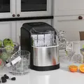 HOMCOM 12kg Countertop Ice Machine, with Scoop - 2