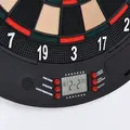 HOMCOM  Electronic Dartboard Set 26 Games and 185 Variations with 6 Darts and Cabinet to Stroage Multi-Game Option Ready-to-Play - 9