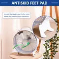 HOMCOM 10" 2-Speed Electric Table Desk Fan w/ Safety Guard Anti-Slip Feet Portable Personal Cooling Fan Home Office Bedroom White - 6