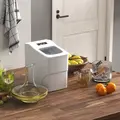 HOMCOM 12kg Countertop Ice Cube Machine, with Scoop - White - 2