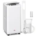 HOMCOM 12,000 BTU 5-in-1 Mobile Air Conditioner, 35m² Radius - White - 1
