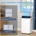 HOMCOM 12000 BTU App-Controlled Mobile Air Conditioner - White - 8
