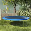 HOMCOM 12ft Trampoline Pad Φ366cm Trampoline Accessories Surround Pad Thick Foam Pads Padding Replacement Spare- Blue - 9