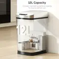 HOMCOM 12L Sensor Bin, Automatic Touchless Motion Sensor Kitchen Bin with Fingerprint Resistant Stainless Steel, Silver - 5