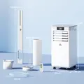 HOMCOM 10000 BTU Air Conditioning Unit, 4-in-1 Portable Air Conditioner, Dehumidifier, Cooling, Fan, Sleep Mode, with Remote Control, LED Display, 2 Speeds, 24H Timer, Window Venting Kit, 22m² - 3