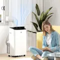HOMCOM 14000 BTU Mobile Air Conditioner for Room up to 35m², Smart Home WiFi Compatible, with Dehumidifier, Fan, 24H Timer - 2