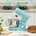 HOMCOM 1300W Kitchen Stand Mixer, with Accessories - Blue - 2