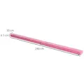 HOMCOM 2.4M 8FT Gymnastics Folding Balance Beam Home Gym Training Exercise Sports - Pink - 3