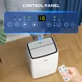 HOMCOM 14,000 BTU Mobile Air Conditioner, with LED Screen - White - 7