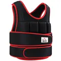 HOMCOM 20kg Weighted Vest, Adjustable Running Weight Vest with 38 Weight Bags for Men or Women Cardio Exercise, Black and Red - 1