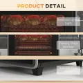 HOMCOM 20L 90-230℃ Mini Convection Oven, with Air Fry Function - Black - 8