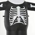 HOMCOM 3m Halloween Inflatable Skeleton Ghost Decoration, LED Lighted for Home Indoor Outdoor Garden Lawn Decoration Party Prop - 9