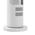 HOMCOM 31" Oscillating Tower Fan with Remote Control, 4H Timer, 3 Speed 3 Modes, Quiet Electric Floor Standing Fan for Home Bedroom Office, White - 9