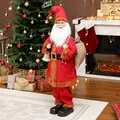 HOMCOM 4ft Singing Santa Claus Figure with with Waving Head- Red - 8