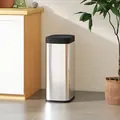 HOMCOM 50L Sensor Bin, Automatic Kitchen Bin, Manual Override, Battery Operated, Inner-Bucket-Free, for Kitchen, Bedroom - 9
