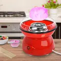 HOMCOM 450W Candy Floss Machine, Professional Automatic Cotton Candy Sweet Machine with Candyfloss Sticks, Spoon, Splash Guard, Non-Slip Base for Birthday Christmas Wedding Party, Funfair Style, Red - 2