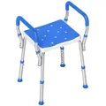 HOMCOM 57-69cm Aluminium Frame Bath Seat - 1