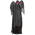 HOMCOM 6.3" Grim Reaper Halloween Animatronic, with Glowing Eyes - 1