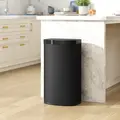 HOMCOM 55L Sensor Bin with Soft-Close Lid, Automatic Touchless Motion Sensor Kitchen Bin with Fingerprint Resistant Stainless Steel for Hygienic Gyms, Home Office Use, Black - 8