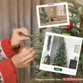 HOMCOM 7 ft Full Spruce Christmas Tree with Realistic Dense Tips, Easy Assembly - Green - 7