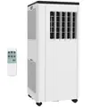 HOMCOM 7,000 BTU App-Controlled Mobile Air Conditioner, 15m² Radius - White - 1