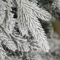 HOMCOM 7ft Snow-Covered Unlit Artificial Christmas Tree - 9