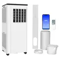 HOMCOM 9,000 BTU App-Controlled Mobile Air Conditioner, 20m² Radius - White - 1