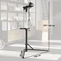 HOMCOM Bike Repair Stand, Max Load 40kg, Foldable, Height Adjustable, for Road Bike, Mountain Bike, E-bike - 3