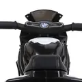 HOMCOM Electric Kids Ride on BMW Motorbike W/Headlights and Music, 6 V-Black - 8