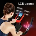 HOMCOM Indoor Upright Exercise Bike Machine, with Adjustable Seat, Resistance, Handlebar, LCD Display - 5