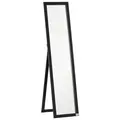 HOMCOM Full Length Mirror for Bedroom, Free Standing Dressing Mirror, Wall Mirror for Living Room, 37 x 154 cm, Black - 1
