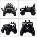 HOMCOM Kids Electric Ride On Car 12V Off Road Toy with Parental Remote Control 2 Motors Horn Lights Suspension Wheels for 3-6 Years Old Black - 8