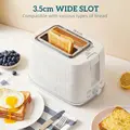 HOMCOM Kettle and Toaster Set, 1.7L 3000W Rapid Kettle with Limescale Filter, 2 Slice Toaster with 7 Browning Controls, Cream - 8