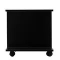 HOMCOM Modern TV Cabinet Stand Storage Shelves Table Mobile Bedroom Furniture Bookshelf Bookcase Black - 8