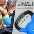 HOMCOM Soft Kettlebell, 8kg Kettle Bell with Non-Slip Handle for Home Gym Weight Lifting and Strength Training, Blue - 4