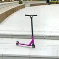 HOMCOM Stunt Scooter, 360° Entry Level Tricks Scooter w/ Lightweight Aluminium Deck and ABEC 7 Bearing, For Age 14+ Beginners, Purple - 8
