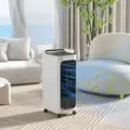 HOMCOM Three-Cool Air Conditioner, with Ice Pack and Remote - White - 2