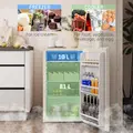 HOMCOM Under Counter Fridge, 91L Small Fridge with Chiller Box, Removable Shelf, Reversible Door, Adjustable Legs, Mini Refrigerator, Beige - 4