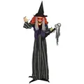 Outsunny 160cm Lifelike Moving Witch Decoration - Multi - 1