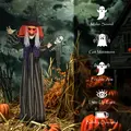 Outsunny 160cm Lifelike Moving Witch Decoration - Multi - 7