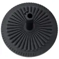 Outsunny 14kg Round Cement Parasol Base Umbrella Weight Stand Holder Fits Φ35mm,Φ38mm,Φ48mm Pole for Patio Outdoor Garden - Black - 8
