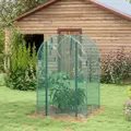Outsunny 120 x 120cm Mini Polytunnel Greenhouse - 8