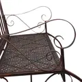 Outdoor Iron Rocking Chair-Bronze Red - 8