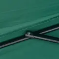 Outsunny 2.7m Garden Half Parasol, Outdoor Balcony Umbrella with 5 Steel Ribs, Patio Sun Shade, Green - 9