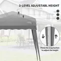Outsunny 2.5 x 2.5M Pop up Garden Tent - Grey - 7